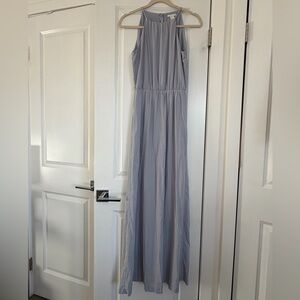 H&M Light Blue Sleeveless Maxi Dress